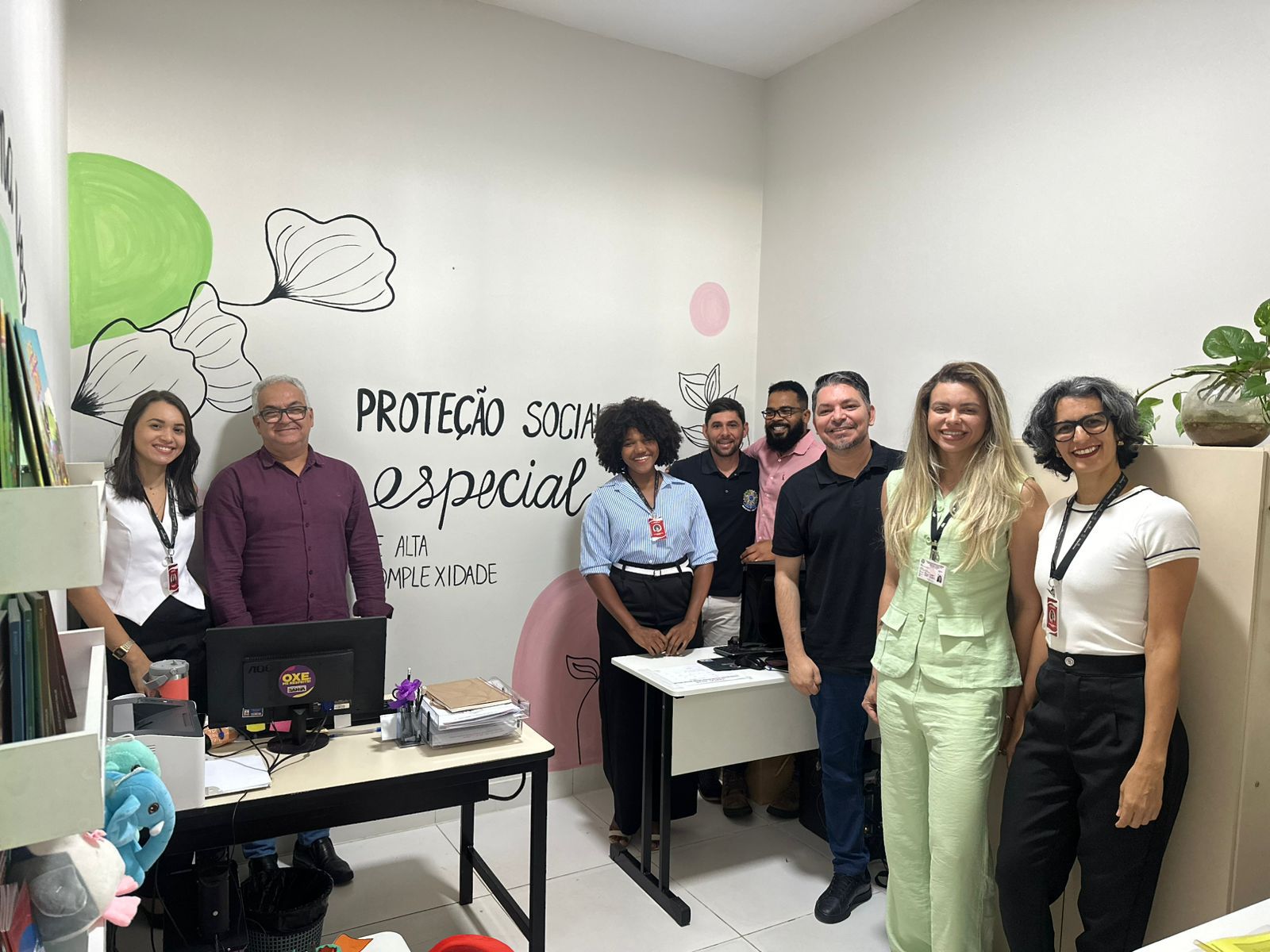 Secretaria de Desenvolvimento Social de Ibirapitanga recebe visita técnica do MP para fortalecimento do acolhimento familiar